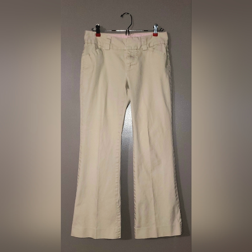 GAP Curvy Flare Leg Khakis-Size 8